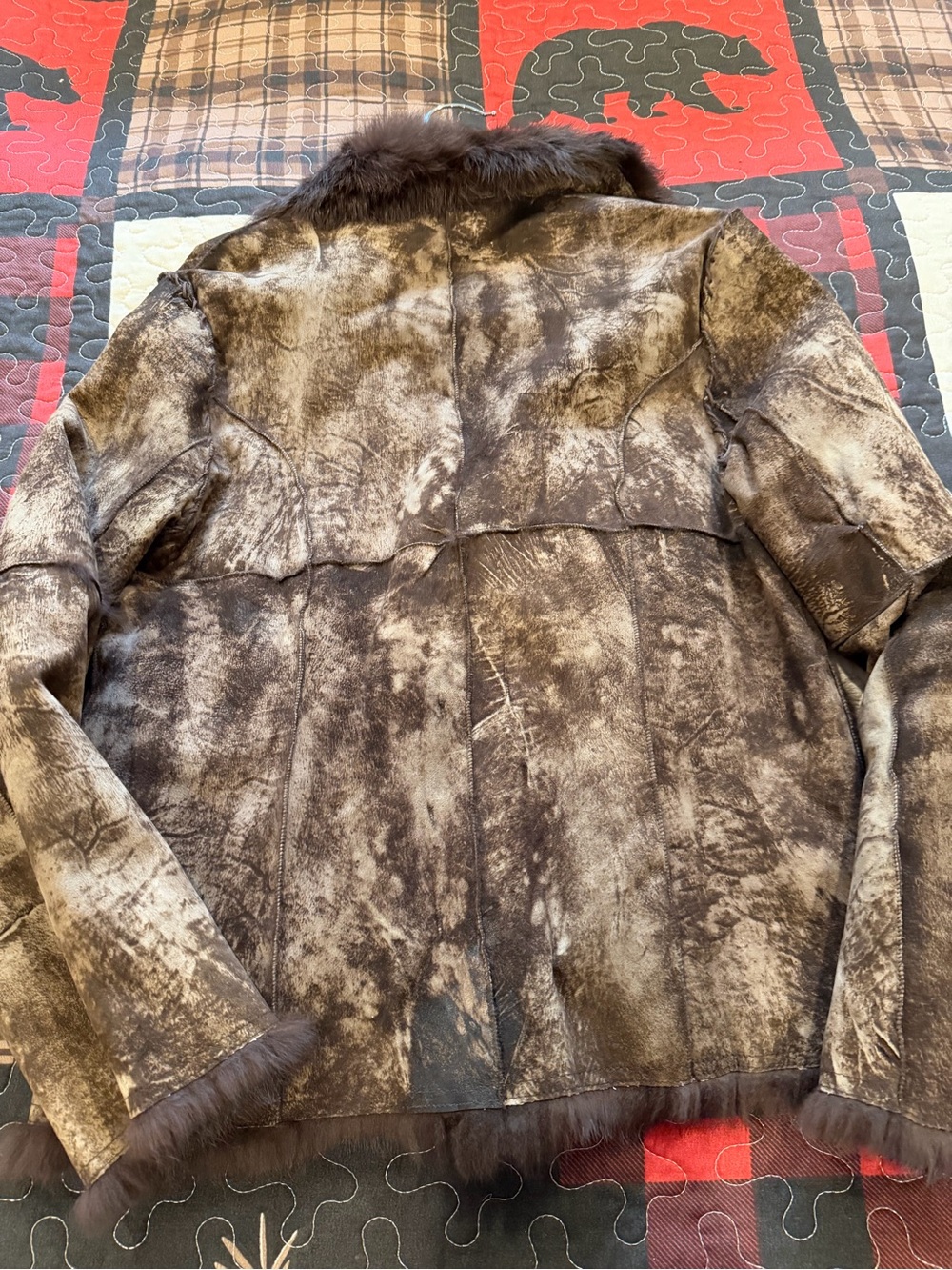 Women’s Rabbit Soft Suede Jacket - Picture 3 of 7